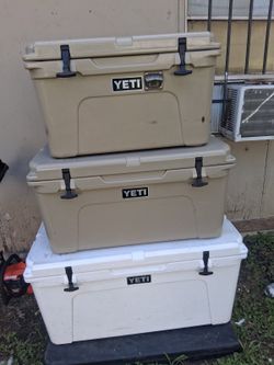 Yeti coolers
