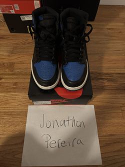 Air Jordan 1 Royal Sz. 9.5M 2017
