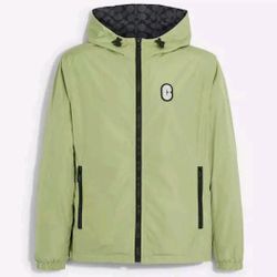Coach XL Retail $670. Reversible Mens Windbreaker Coat