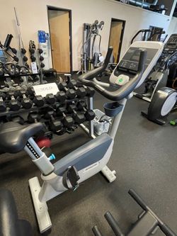 Precor UBK 615 with P30 upright bike