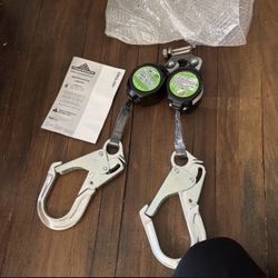 6 ft. Leading Edge Twin Leg Web Self Retracting Lifeline Device with Form Hook