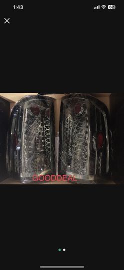 #NB1 BRAND NEW 2007-2013 GMC Sierra  Taillight Smoked LED Tail Light Pair