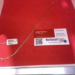 14KT Gold Gucci Link Anklet 