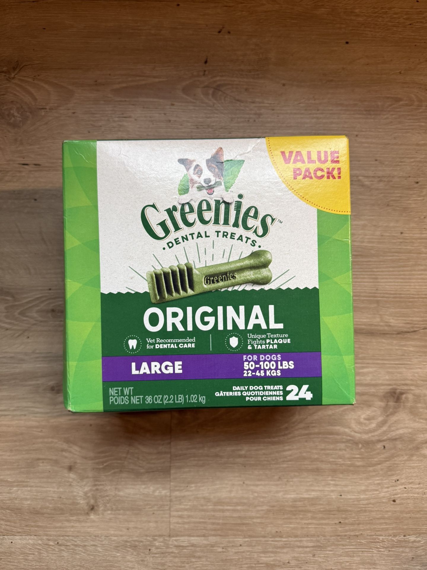 Greenies Dog Treats Large New