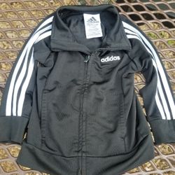 Kids Addidas Zip Up Jacket (size 12m)