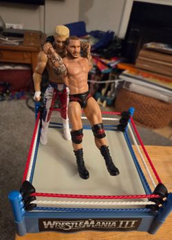 Cody Rhodes vs Randy Orton WWE Champions Main Event Series Mattel figures