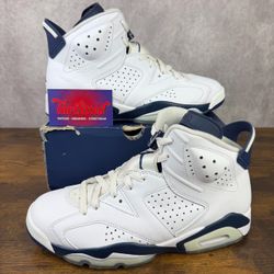 Air Jordan 6 Retro Midnight Navy Size 8.5 CT8529-141 Men’s Sneakers OG Rare MJ