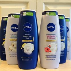 Nivea Body Wash Bundle (4 For $15)
