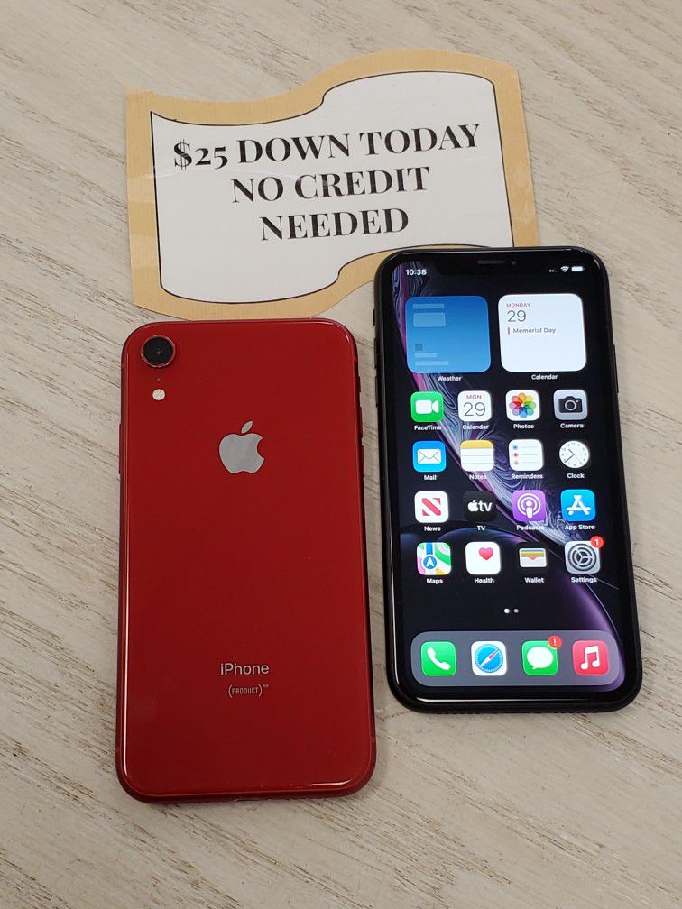 Apple IPhone XR Unlocked - $1 Down Today, No Credit Required (PROMOTION FROM 6/21 TO 7/5)