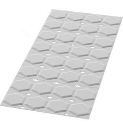 Silicone Bathtub Shower Mat Non Slip, Foldable Bath Mat for Tub 28" x14", Shower Mats with Drain Holes and  Suction Cups for Textured Tub, 