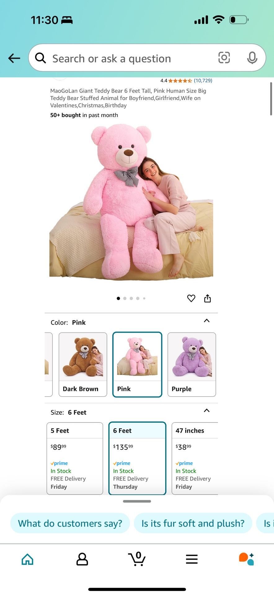 Pink Giant Teddy Bear