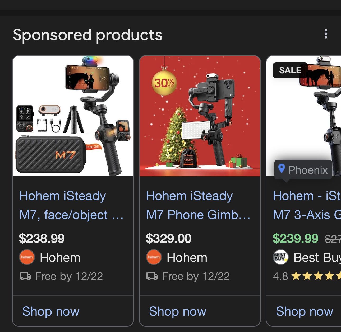 Hohem iSteady M7. A.I.