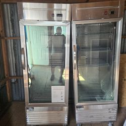 Dukers Commercial Glass Front Refrigerators