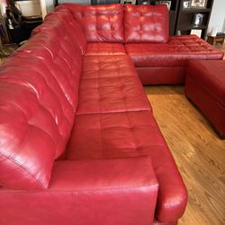 Red Leather For Sale