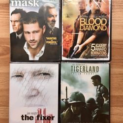 New Unsealed Action Movie DVDs 