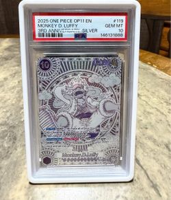 Op11 3rd anniversary silver Monkey D. Luffy English (serious offers only!)