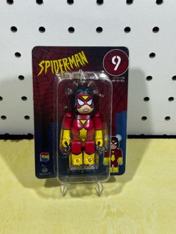 Marvel SPIDER MAN (Spider-Woman)  #9 Bearbrick Medicom 100% Keychain Japan