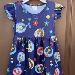 Christmas Disney Princess Girls Dress S