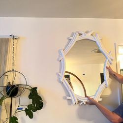 Vintage Driftwood Mirror