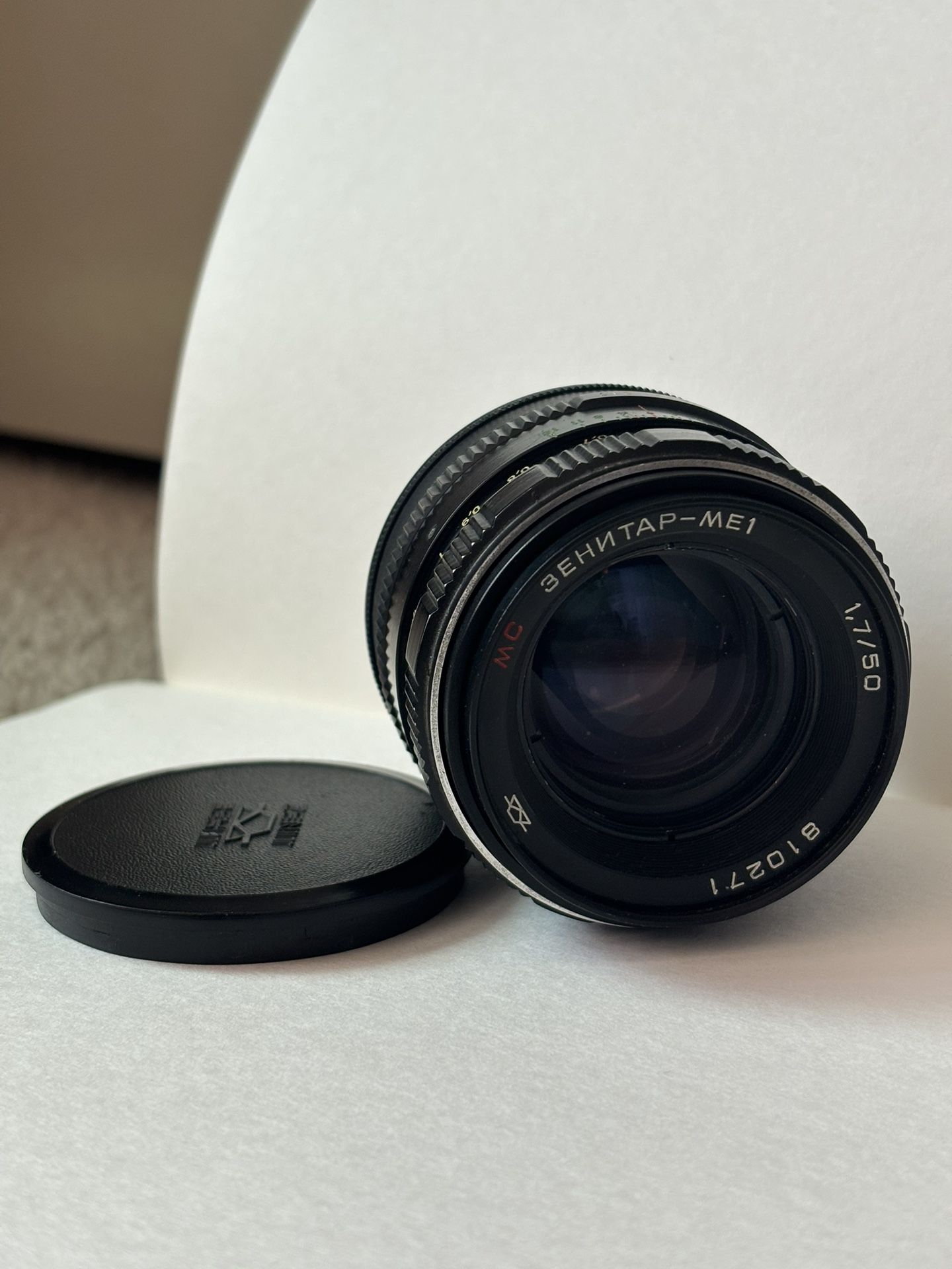 Vintage Soviet Lens Zenitar-ME1 50mm f/1.7 + Canon EF Adapter