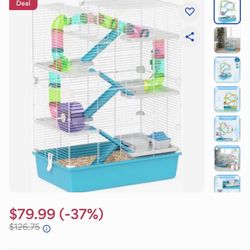 PawHut 6 Tier Hamster Cage
