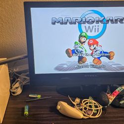 Nintendo Wii Tested Ready For Play With MarioKart Game 32st & Greenway  NOT LESS 