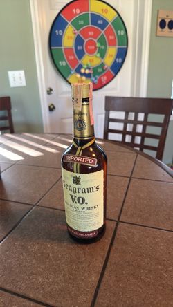 Vintage whiskey bottle