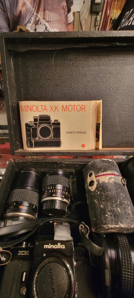 Minolta XK Motor Camera 6 Lens