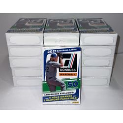 2021 Panini Donruss Baseball Hanger Boxes Factory Sealed Auto ? Insert ? MLB Cards Box