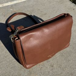 TWELVElittle Leather Crossbody Diaperbag – Toffee