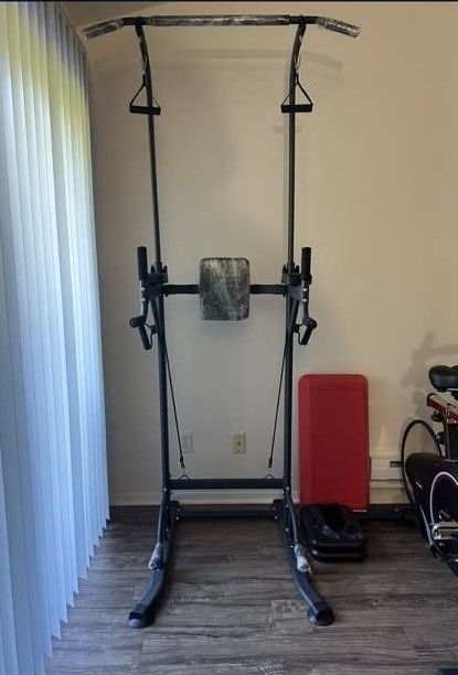 Adjustable Power Tower Pull Up Home Gym