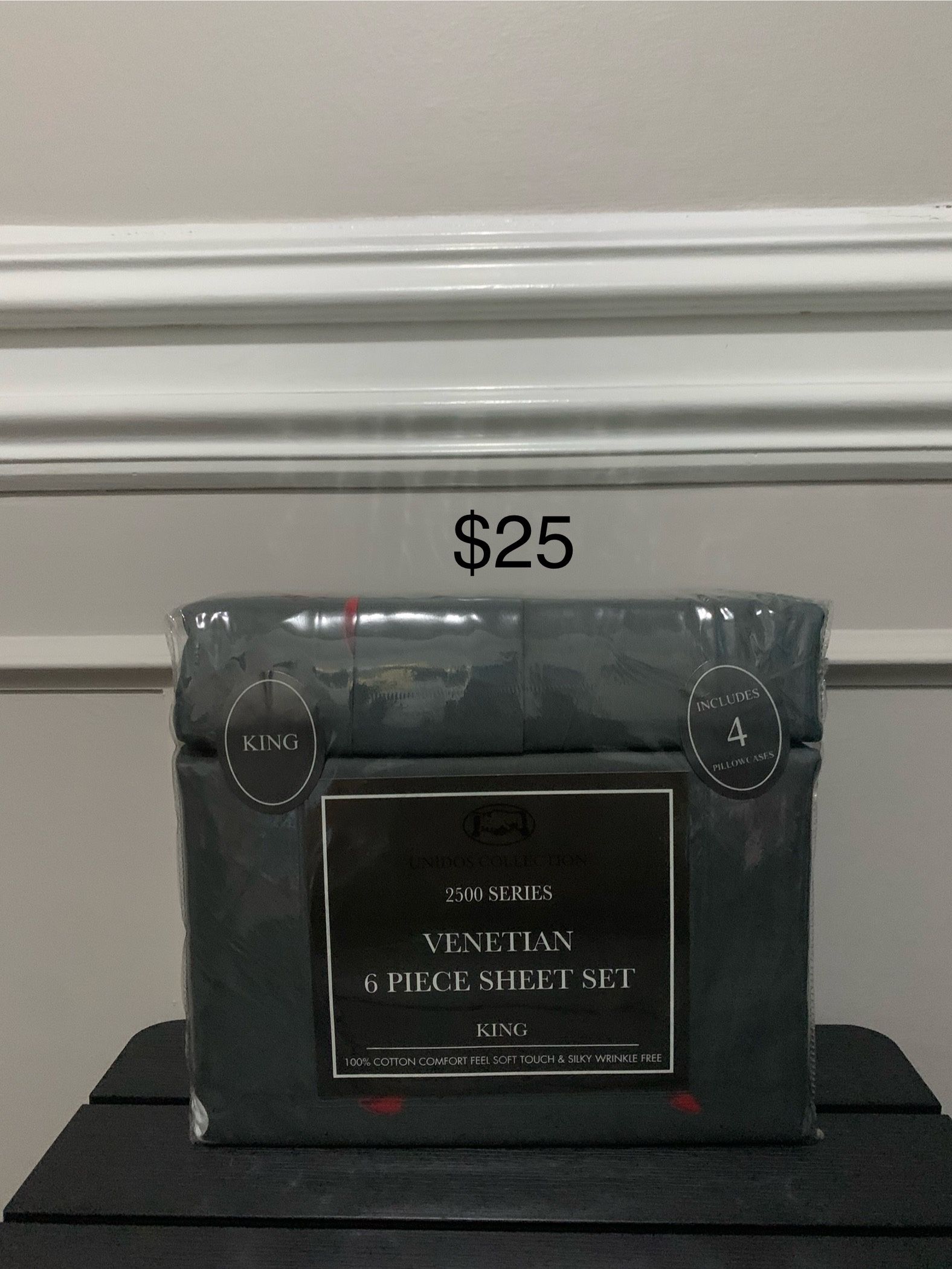 New King Size Sheet Set 