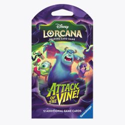 Disney Lorcana: Attack of the Vine! Sleeved Booster Pack *FACTORY SEALED*
