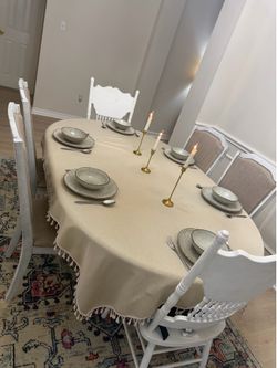 Dining table with 6 chair