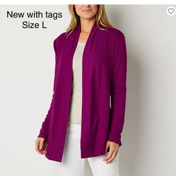 New Womens Cardigan/cover Jacket Size Large