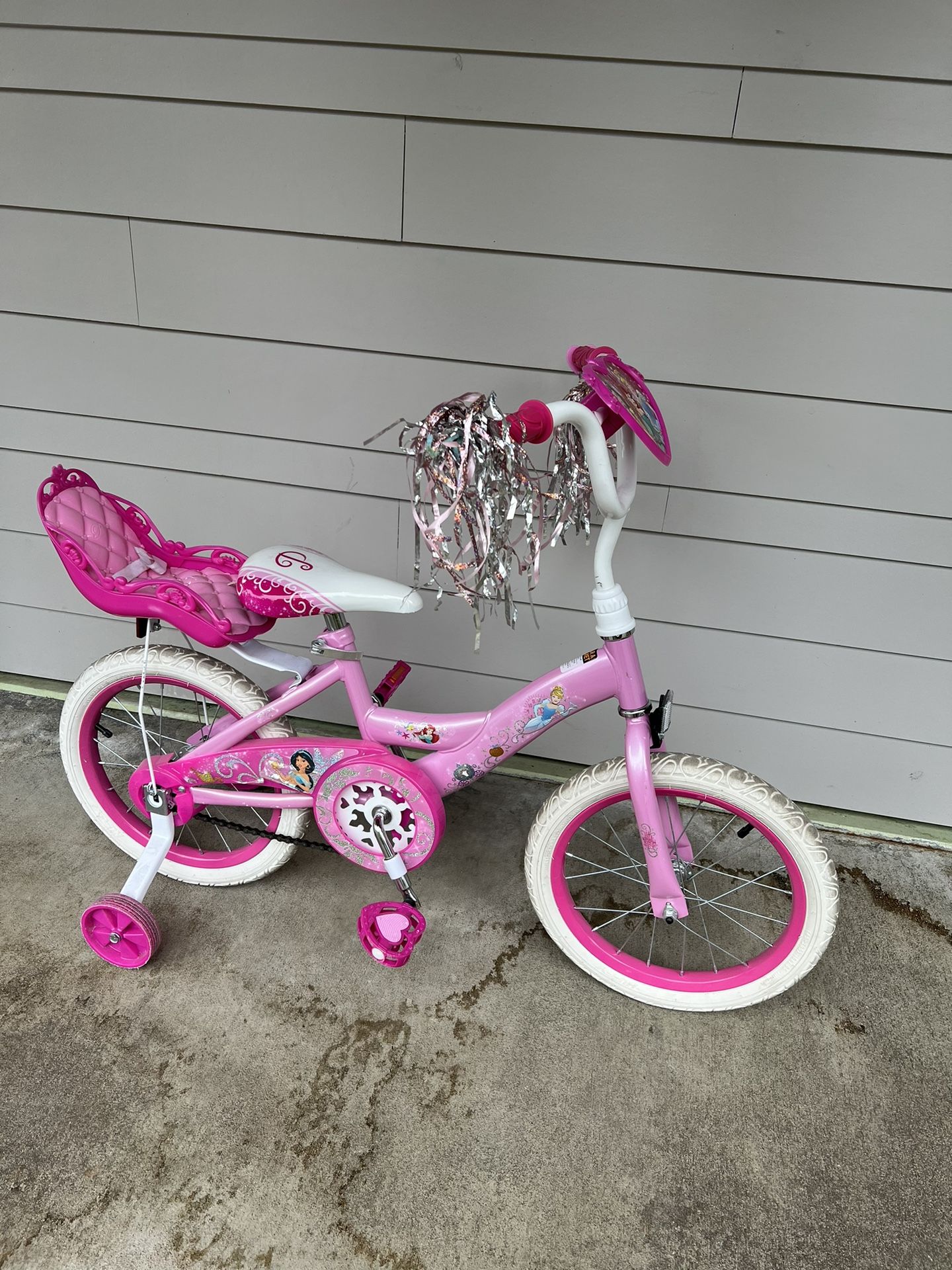 Huffy 16" Disney Princess Kids' Bike with training wheels