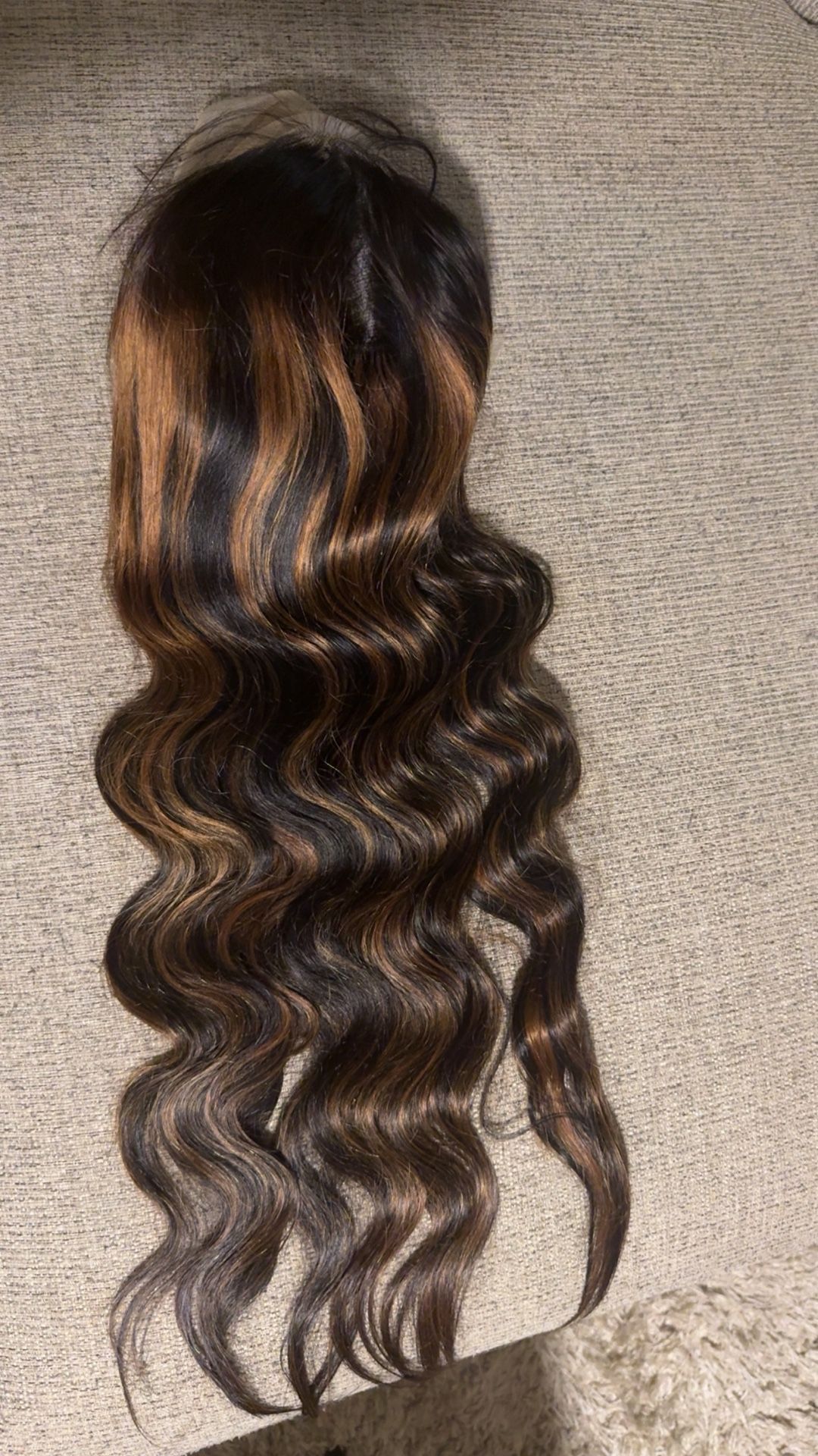 1B/30 Brown Highlight Lace Front Wig β Body Wave, 26 Inch, Pre-Plucked 13x4 HD Lace, 200% Density