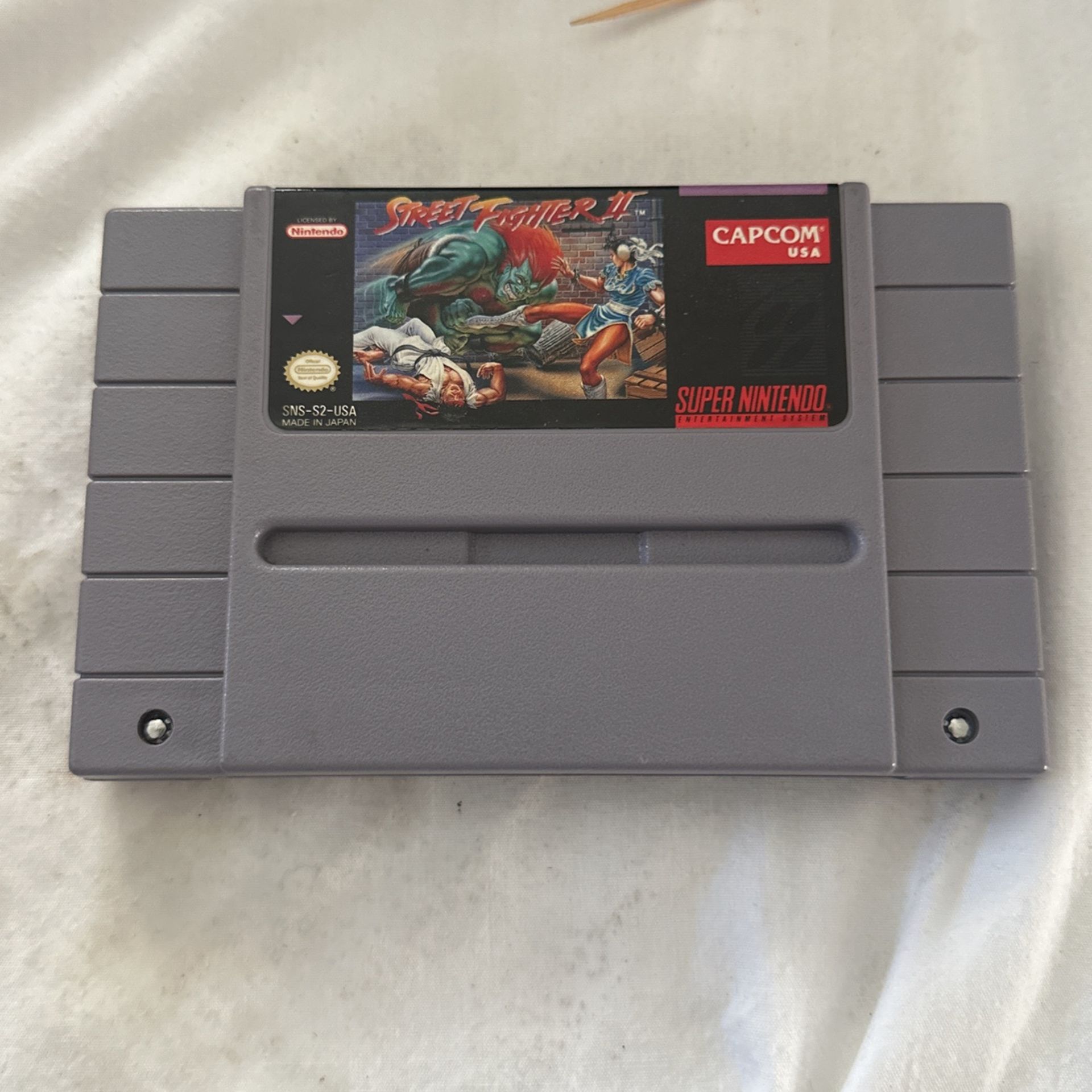 Super Nintendo: Street Fighter II Capcom Game $35 Obo Habló Español 