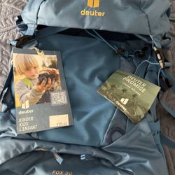 Deuter Fox 30 Backpack Hiking Blue Kids