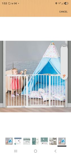 Up to 57" child / pet gate new