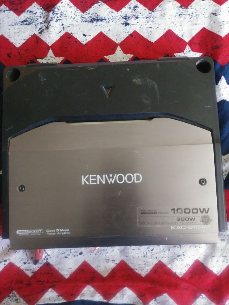 Kenwood amplifier 1000 watts