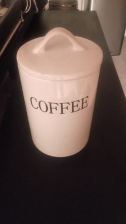 Ceramic Coffee Canister