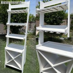 White Wine Cabinet / Shelf