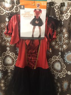 New Dark StoryBook Beauty Costume Women’s Size Medium