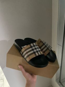 Burberry slides