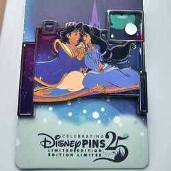 2025 DISNEY PIN LE 2200 ALADDIN & JASMINE NEW