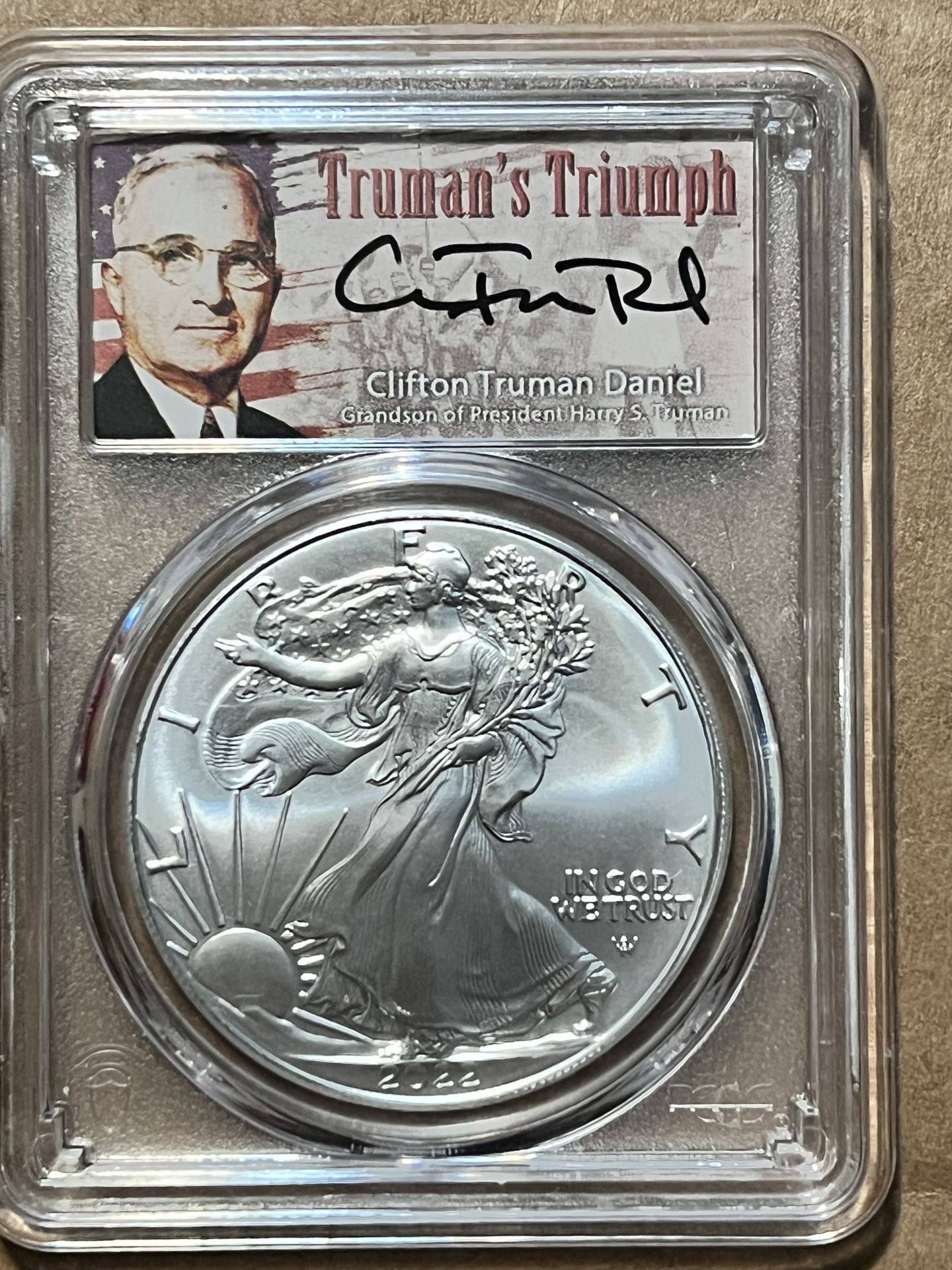 2022 Truman’s Triumph Silver Eagle 