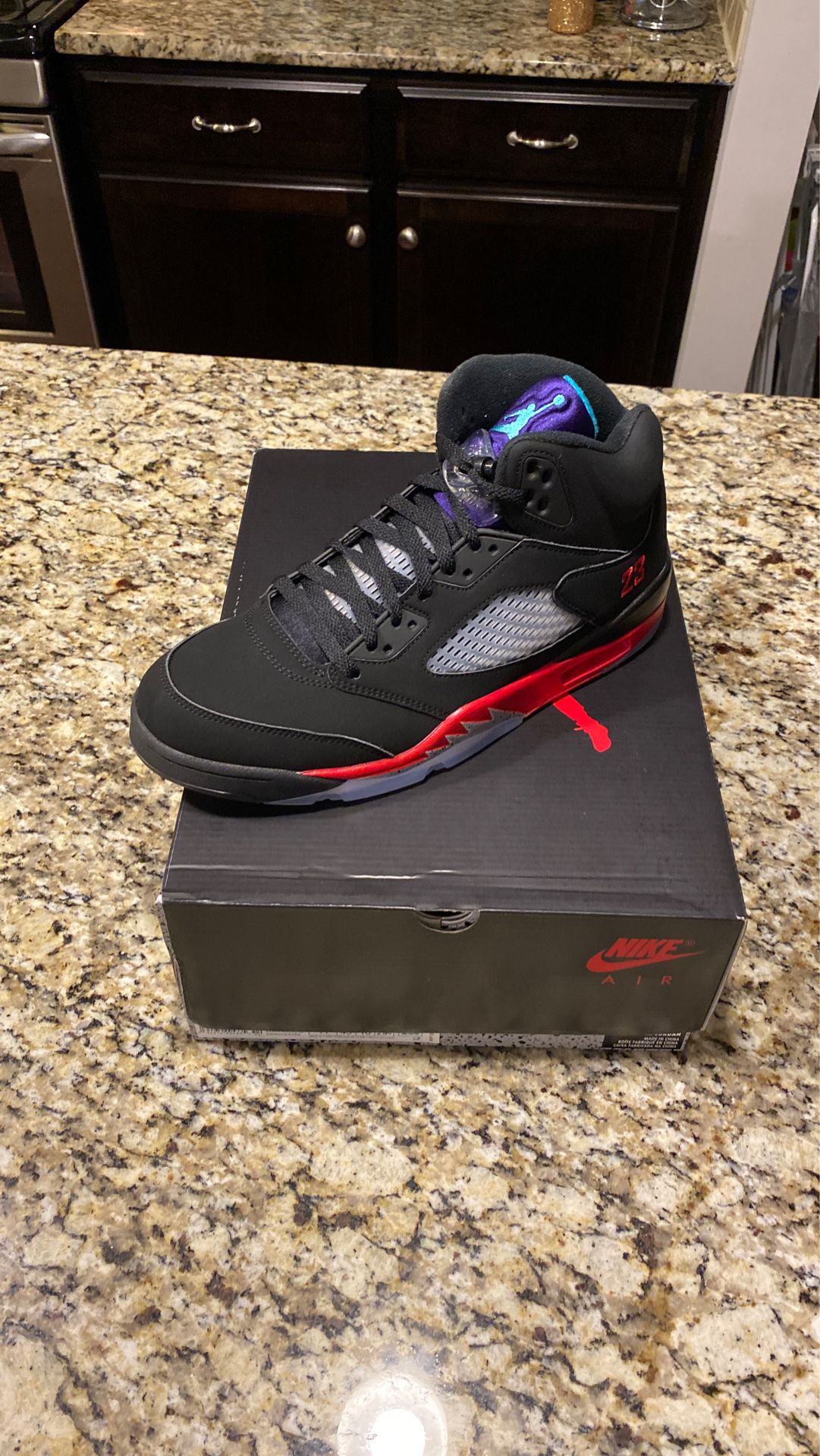 Jordan 5 DS with receipt size 11