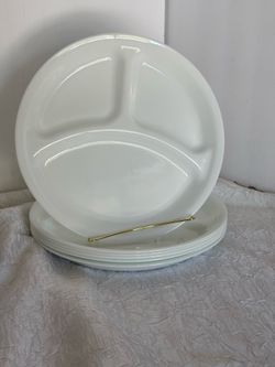 Corelle 10.25" Winter Frost White Divided Dinner Plate ($10.00 Each)