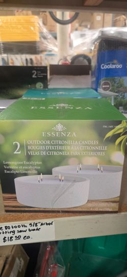 Essenza 2 candle citronella insect repellent